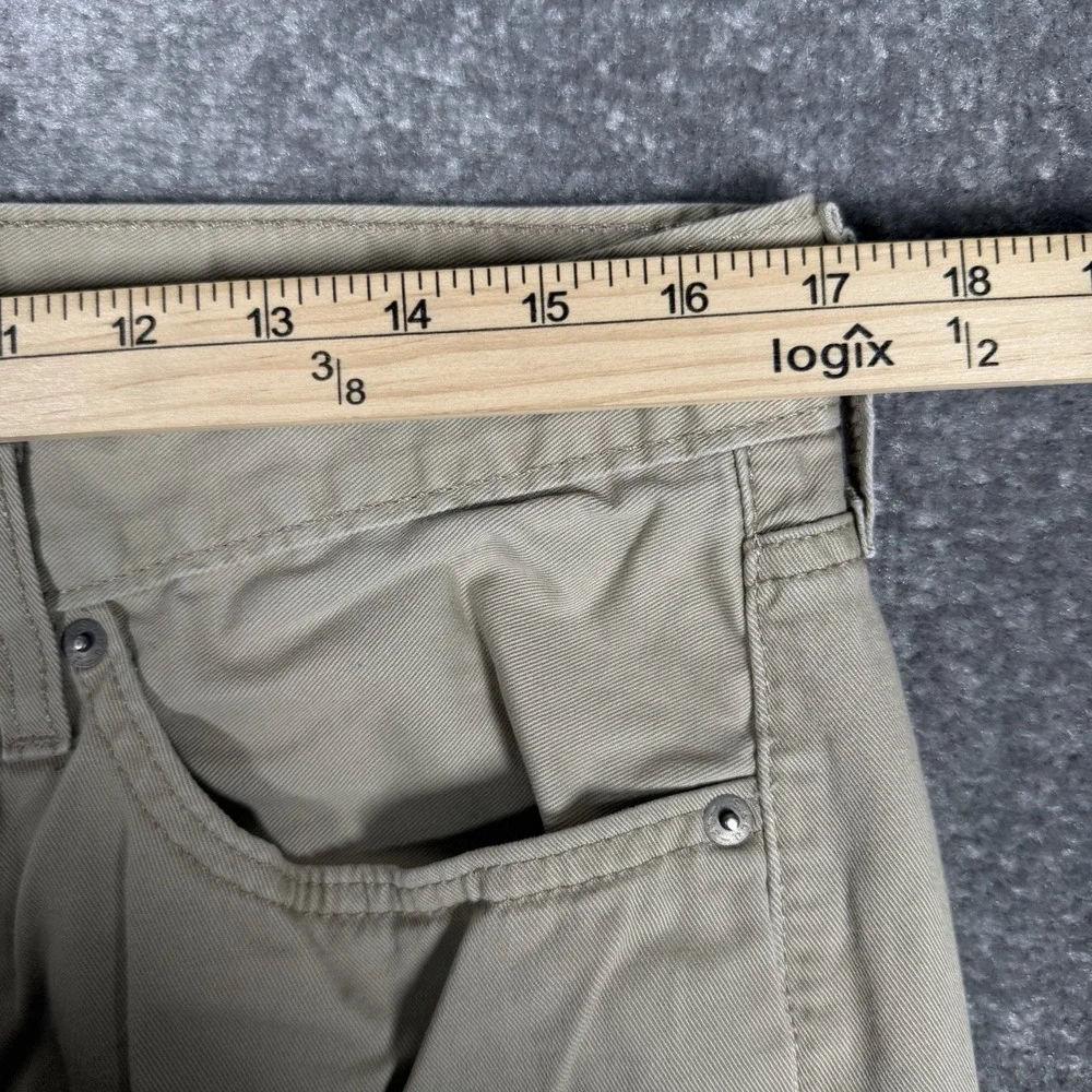 Levis 514 Pants Men's 34x34 Beige Slim Straight Casual‎ Modern